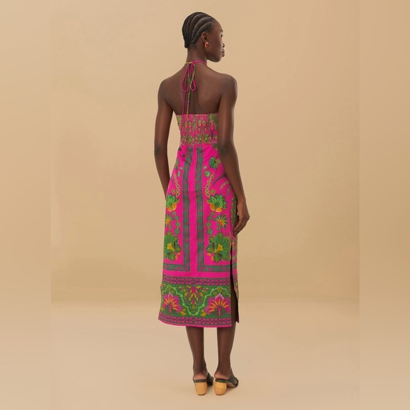 Farm Rio Ana Tapestry Midi Dress - Picture 4 of 16